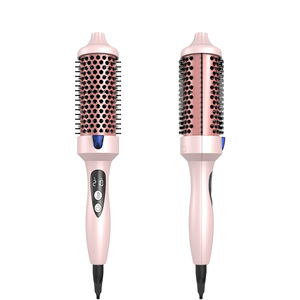 Jaysunny 2026 Ceramic Hot Thermal Round Volumizing <strong>Brush</strong> <strong>Heated</strong> Curling Iron Comb Ionic Thermal <strong>Brushes</strong> for Hair - Product Image 1