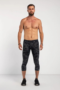 Leggings de sport pour hommes, slim, extensibles, durables, pour l'entraînement, la course et les activités quotidiennes, pantalons de compression - Product Image 2