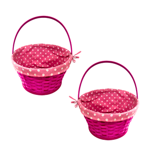 ตะกร้าไม้อีสเตอร์แบบปรับแต่งได้มีทั้งแบบหวายผ้าและแบบไม้จากเวียดนาม - Product Image 1