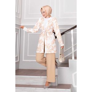 Rosa de las mujeres de 2 piezas de café leche Hijab Set - Product Image 5