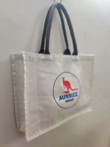 Sac fourre-tout en toile écologique imprimé sur mesure, poignées en coton, style pliable, réutilisable, promotionnel en gros, logo personnalisé, commande - Product Image 3