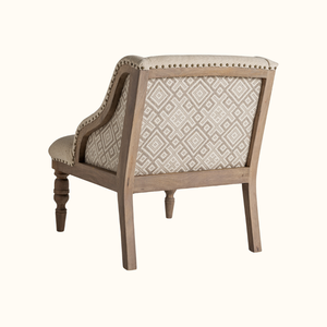 Sillón de Diseño Europeo Antiguo Louvre, Ergonómico, Hecho a Mano, Tapizado, con Mechones, Estructura de Madera, para Sala de Estar, Hotel, Residencia, Villa - Product Image 4