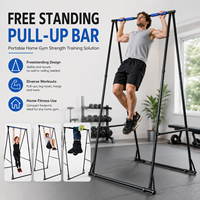 BNcompany Independiente Gimnasio en casa Equipo de fitness Portátil Plegable Pull-up Chin Bar Entrenamiento de fuerza Ejercicio de entrenamiento