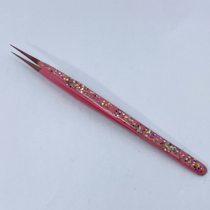 Pinzas para pestañas de acero inoxidable de calidad fina, pinzas para pestañas rectas y curvas, suministros para extensiones de pestañas - Product Image 6