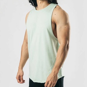 Débardeur de gymnastique en coton spandex tricoté sur mesure OEM-Conception solide de haute qualité, respirante et à séchage rapide pour l'entraînement sportif - Product Image 3
