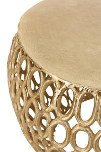 โต๊ะกาแฟปะการังอลูมิเนียมสีทองเฟอร์นิเจอร์ห้องนั่งเล่นปรับขนาดได้ตกแต่งบ้านและสวน - Product Image 2