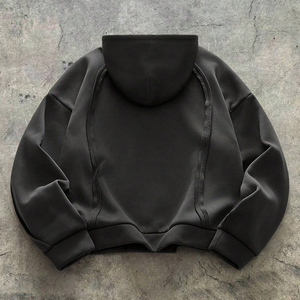 Sudaderas con Capucha para Hombre al por Mayor, Sudaderas Personalizadas de Estilo Urbano, Proveedor de Sudaderas con Capucha de Moda OEM/ODM en Color Gris Oscuro - Product Image 2