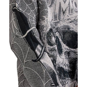 Sudadera con Capucha Estampada para Hombre al por Mayor, 100% Algodón, Tejido de Felpa, Gruesa, Antiencogimiento, Transpirable - Product Image 4