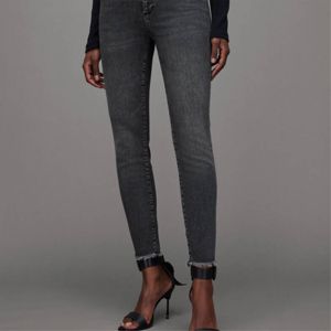 Nueva fábrica de moda al por mayor pantalones vaqueros ajustados de marca pantalones de talla grande vaqueros rectos de mujer - Product Image 2