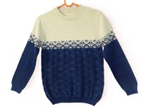 Pull en laine/cachemire à col en V à manches longues épais et élégant pour homme Respirant Tricoté sur mesure