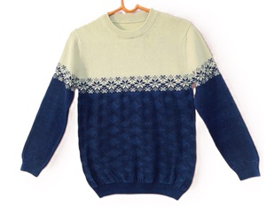 เสื้อคาร์ดิแกนผู้ชายแบบหนา แขนยาว คอวี ผ้าขนสัตว์/แคชเมียร์ ระบายอากาศได้ดี ถักแบบสั่งทำพิเศษ ดีไซน์หรูหราและทันสมัย - Product Image 3