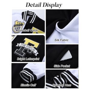 Fabricant professionnel de vêtements d'hiver, veste universitaire de haute qualité, légère, meilleure conception pour hommes à vendre - Product Image 5