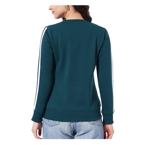 Jersey ajustado para mujer, sudadera personalizada con cuello redondo, patrón de letras impresas a la moda, venta al por mayor para la temporada de invierno - Product Image 4