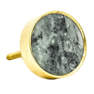 Bouton de porte en pierre de marbre poli, couleur, forme et taille personnalisées, fabriqué en Inde - Product Image 1