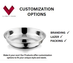 Platos de Acero Inoxidable, Diseño Moderno, Económicos, para Fiestas Navideñas y Eventos, Artículos de Venta Caliente 2025 - Product Image 3