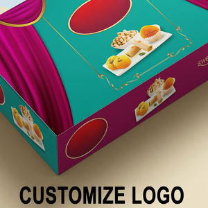 Fancy Laser personalizar Logo impresión amor corazón papel novia y novio boda caramelo dulce regalo caja de embalaje - Product Image 5