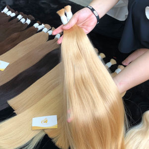 Cabello Vietnamita Virgen 100% Más Vendido, Super Doble Capa, 30 Pulgadas de Largo Estirado, Estilo Liso, Cabello Humano Natural - Product Image 1