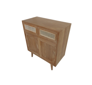 SoulVibe Aparador de madera de teca Mesita de noche Diseño original de Jepara para aplicaciones de cocina y comedor - Product Image 1
