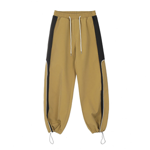 Pantalon de survêtement homme personnalisé, streetwear de haute qualité, mi-lourd, taille élastique, coupe droite, rayé, formel, hiver - Product Image 6