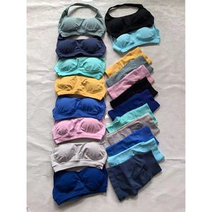 Vêtements de fitness 3 pièces tenues femmes licou soutien-gorge Leggings de gymnastique Biker Shorts ensembles Impact Yoga ensembles d'entraînement - Product Image 2