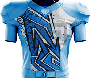 Uniforme de Fútbol Americano Personalizado, Conjunto de Jersey y Pantalones Sublimados, Transpirable, de Secado Rápido, Antibacteriano, Unisex, Manga Corta, para Equipo - Product Image 5