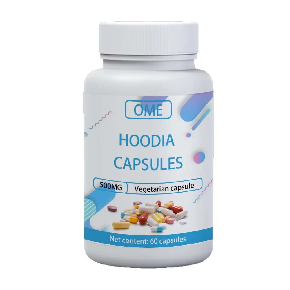 Özel etiket Hoodia kapsülleri: iştah bastırıcı diyet için güçlü Hoodia Gordonii özü ile bitkisel kilo kaybı hapları