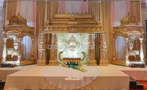 Mandap Tradicional Indio para Bodas Gujarati, Último Modelo de Mandap para Bodas con Decoración Paisley, Mandap Hindú para Matrimonios en Venta - Product Image 6