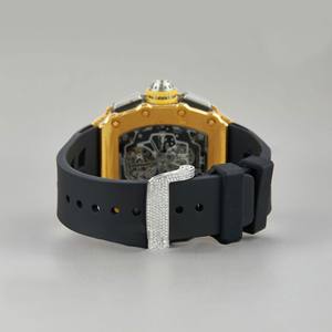 RB นาฬิกาอันาล็อก VVS Moissanite ประดับเพชรได้รับการรับรองจากสเตนเลสสตีลนาฬิกาอัตโนมัติแนวฮิปฮอปใช้ได้ทั้งชายและหญิง - Product Image 3