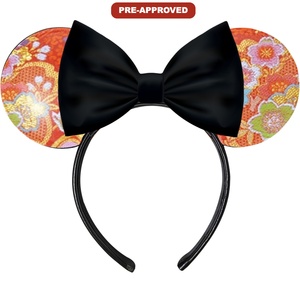 Custom Factory Order Headband with Moonlit Design Made-to-Order Concept <b>Mouse</b> Ears Hair Accessory - Product Image 1