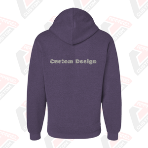 เสื้อมีฮู้ดสวมหัวของผู้ชายผ้าฝ้ายคุณภาพสูงโลโก้ที่กำหนดเอง3D ปักลายเสื้อสวมหัวแบบพรีเมียมของผู้ชายปัก3D - Product Image 2