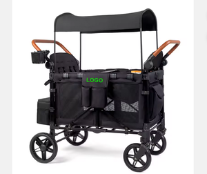 Expédition prête - Chariot de plage pliable 4 places robuste pour bébé, tissu Oxford 600D - Product Image 1