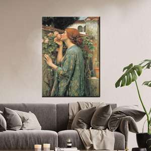 Impression murale John William Waterhouse - Décoration élégante sur toile, encadrée style galerie - Product Image 1