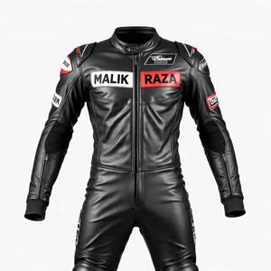 Traje de carreras de motos a Medida 1,3mm cuero de vaca CE AA aprobado, triple cosido, diseño personalizado completo OEM suministro de fábrica - Product Image 5