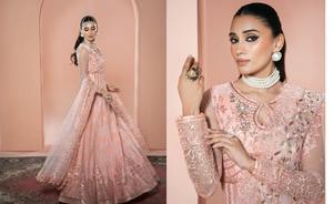 Designer Embroidered Readymade Salwar Kameez Pakistani Style Women's Organza Suits Dress <b>Fabric</b> <b>Indian</b> & Pakistani Clothing - Product Image 2