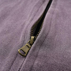 Sweat-shirt à capuche surdimensionné délavé à l'acide de haute qualité, veste à capuche zippée en denim à manches bouffantes - Product Image 5