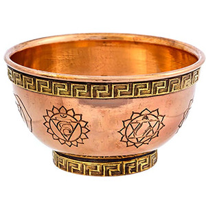 Bol à fleurs de vie pour autel, utilisation de rituel, étalement d'encens pour étaler l'encens et bol alternatif pour brûler la sauge - Product Image 4