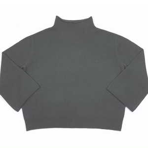 Pull à la mode ODM OEM pour femmes sur mesure Pull en laine/cachemire Coupe ample Col rond Manches longues Épaisseur fine - Product Image 1