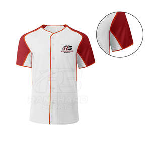Camiseta de Béisbol con Logotipo Personalizado Más Vendida, Último Diseño, Ropa de Equipo, Gran Oferta, Precio Económico - Product Image 6