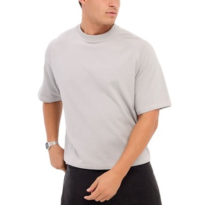 เสื้อยืดผู้ชายสำหรับฤดูร้อน ระบายอากาศได้ดี ผลิตโดยผู้ผลิตเสื้อผ้า คอกลม ทรงยาว ไซส์ใหญ่ เสื้อผ้า unisex น้ำหนักเบา ทรงบ็อกซี่ - Product Image 4