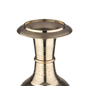 Florero antiguo de latón con diseño de llegada de tendencia moderna, Juego de 2 jarrones de Metal para restaurante, vajilla, florero decorativo - Product Image 3