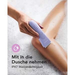 Rasoir électrique étanche IPX7 pour femme, pour la zone du bikini, 3 dispositifs de protection, têtes de lame en céramique remplaçables, tondeuse étanche - Product Image 1