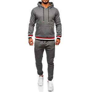 Survêtement pour hommes Jogging Coat Top Bottom Sport Sweat Suit Hoodie Pantalon Pantalon Sweat Suit Sport Wear Hoodies Set - Product Image 2