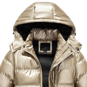 เสื้อแจ็คเก็ตพัฟเฟอร์บุรุษคุณภาพสูง ผลิตในปากีสถาน มีฮู้ด โลโก้ด้านหน้า บริการ OEM ผลิตตามสั่ง แห้งเร็ว ระบายอากาศดี ขายส่ง - Product Image 2