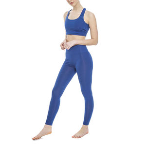 Mameluco de entrenamiento al por mayor Sujetador deportivo popular Mujeres Logotipo personalizado Fitness Yoga Wear Sujetador deportivo Leggings Gym Yoga Set - Product Image 2