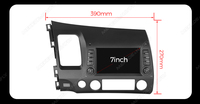 Lecteur multimédia de voiture Android MEKEDE, autoradio, GPS, navigation, Car-play, unité principale pour Honda Civic 7 pouces 2005-2012