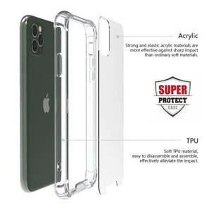 Étui de téléphone portable transparent en TPU avec emplacement pour carte pour iPhone 14 Pro Max, design élégant pour les modèles A17 et A57, emballage de vente au détail - Product Image 2