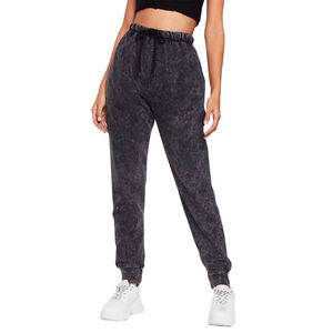 Vêtements de course Taille adulte Femme Pantalon décontracté Style de rue Meilleure vente Coupe régulière Plat 100% coton Pantalon femme en vente - Product Image 1