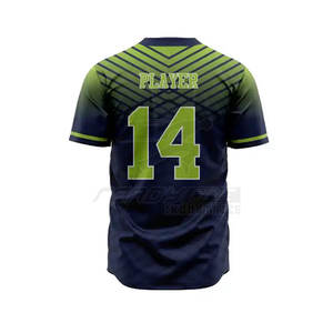 Uniforme de baseball pour hommes sur mesure de haute qualité, durable, respirant, séchage rapide, ensembles 100% polyester - Product Image 5