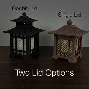 Rustic Wood and <b>Black</b> Iron <b>Lanterns</b> - Product Image 4