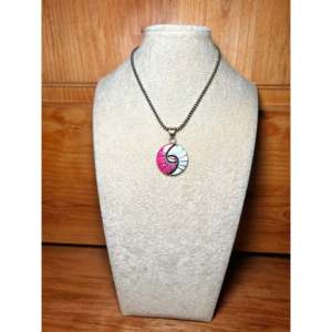 Zuni Handmade <b>Opal</b> & Sterling Silver <b>Pendant</b> with Rose Gold Finish Rhodium Plated Religious Charm Gold Jewelry - Product Image 6